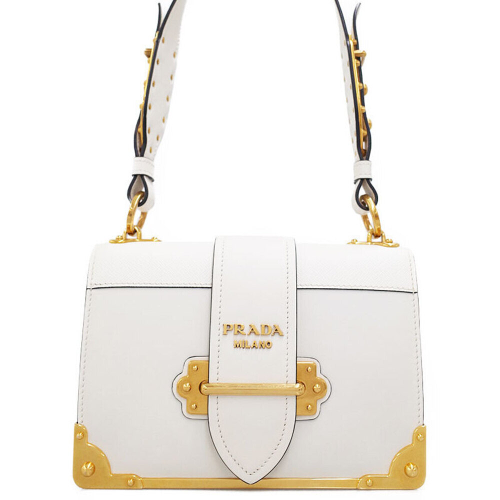 Prada Cahier Leather Bag Shoulder